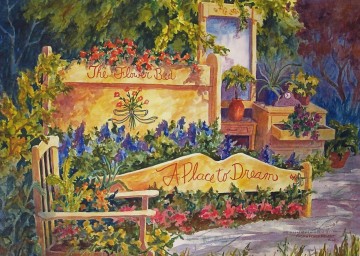 Jardín Painting - CAMA DE FLORES 300 jardín